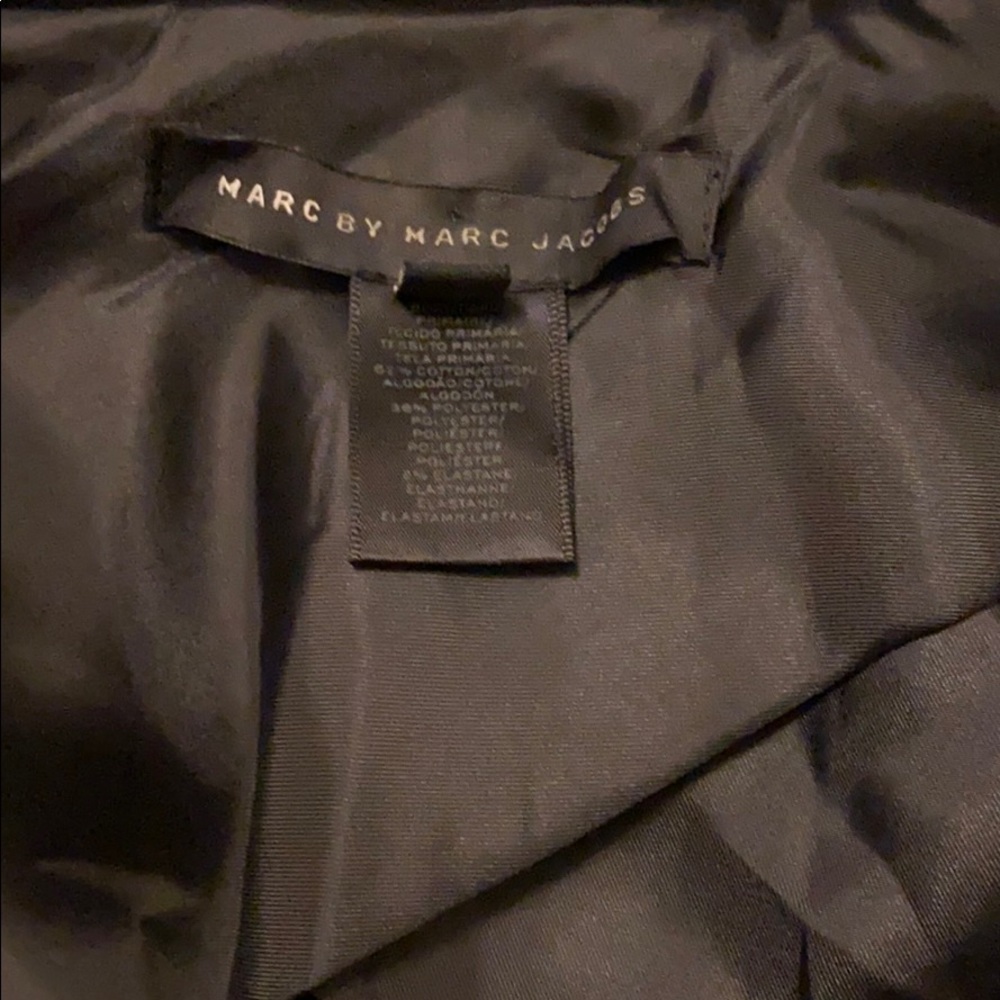 Marc by Marc Jacobs Black Cotton Blazer EUC - Picture 6 of 10